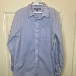 Nordstrom Boys Long Sleeve Blue Button Down
